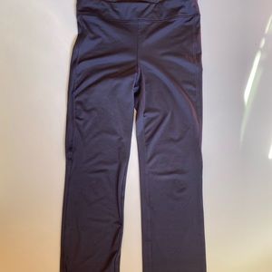 Gray Straight Leg Leggings